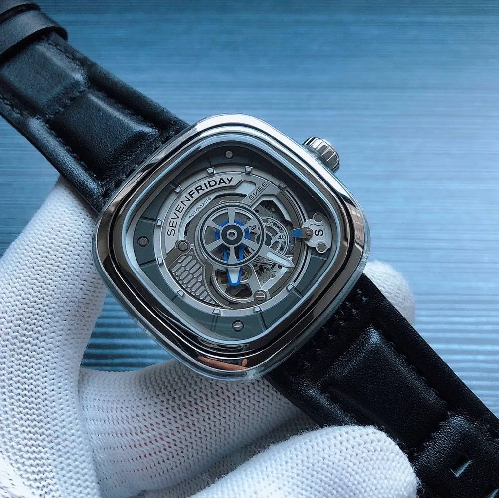 【Authentic Tmall】💰1640! SEVENFIRDAY 🎮 Model: S1/01. S1/01 focuses its industrial elements on clean energy, which is an affirmation of the clean industry. Industrial design incorporates emerging recyclable materials, and the seventh category recyclable mark on the dynamic ring gives this watch its cultural connotation. 🎮The translucent nylon material design allows the stainless steel case and movement to be clearly seen for the first time. After removing the interface position, we can see the mechanical watch spring box, including the customized seconds dial. Metallic blue and Super-Luminova® fluorescent paint are added to the hand scale to make it easier to read the time in low light conditions. Supports NFC anti-counterfeiting and delivers a pair of tape 🎮Sanjie exquisitely recommends men’s mechanical watches